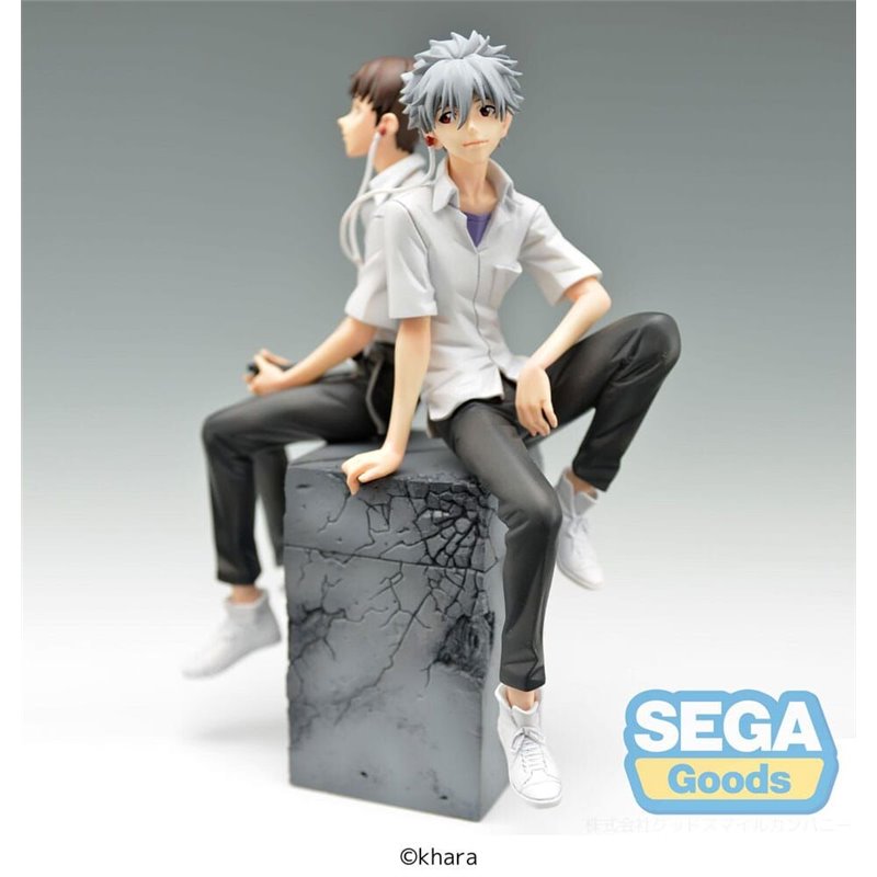 Figura Shinji &38 Kaworu Luminasta Kaworu Version Rebuild of Evangelion 17cm