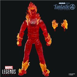 Figura Antorcha Humana Los 4 Fantasticos Marvel 15cm