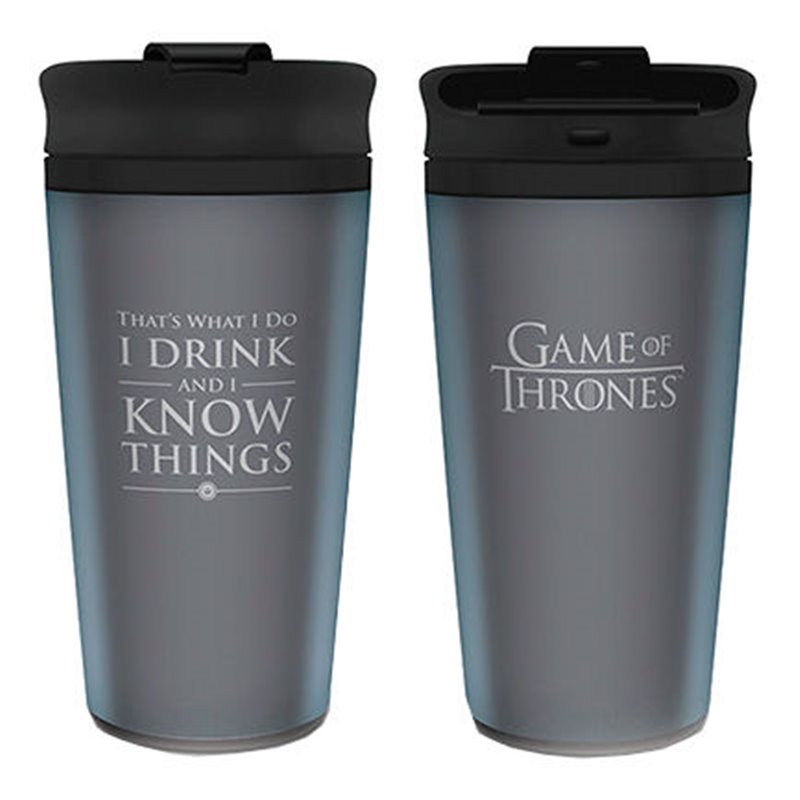 Taza viaje I Drink And I Know Things Juego de Tronos