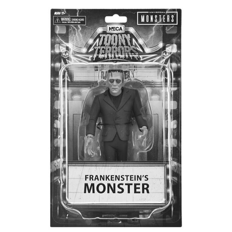 Figura Frankensteins Monster Black &38 White Toony Terrors Universal Monsters 15cm