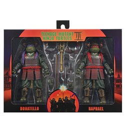 Blister 2 figuras Donatello &38 Raphael Teenage Mutant Tortugas Ninja 3 18cm