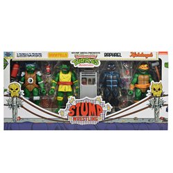 Blister 4 figuras Tortugas Ninja Stump Wrestling Teenage Mutant Ninja Tortugas Ninja 18cm