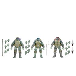 Set 3 figuras Ghost Brothers Teenage Mutant The Last Ronin Tortugas Ninja 18cm