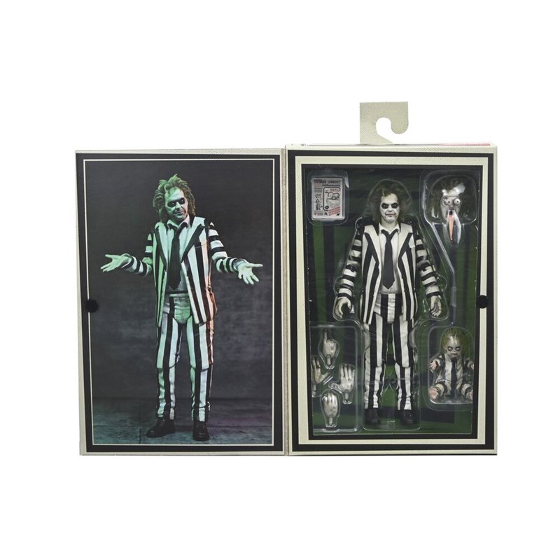 Figura Ultimate Beetlejuice Striped Suit Beetlejuice 18cm