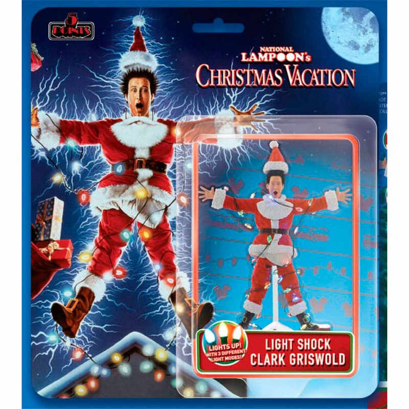 Figura Clark Griswold Light Shock ¡Socorro! Ya es Navidad 10cm