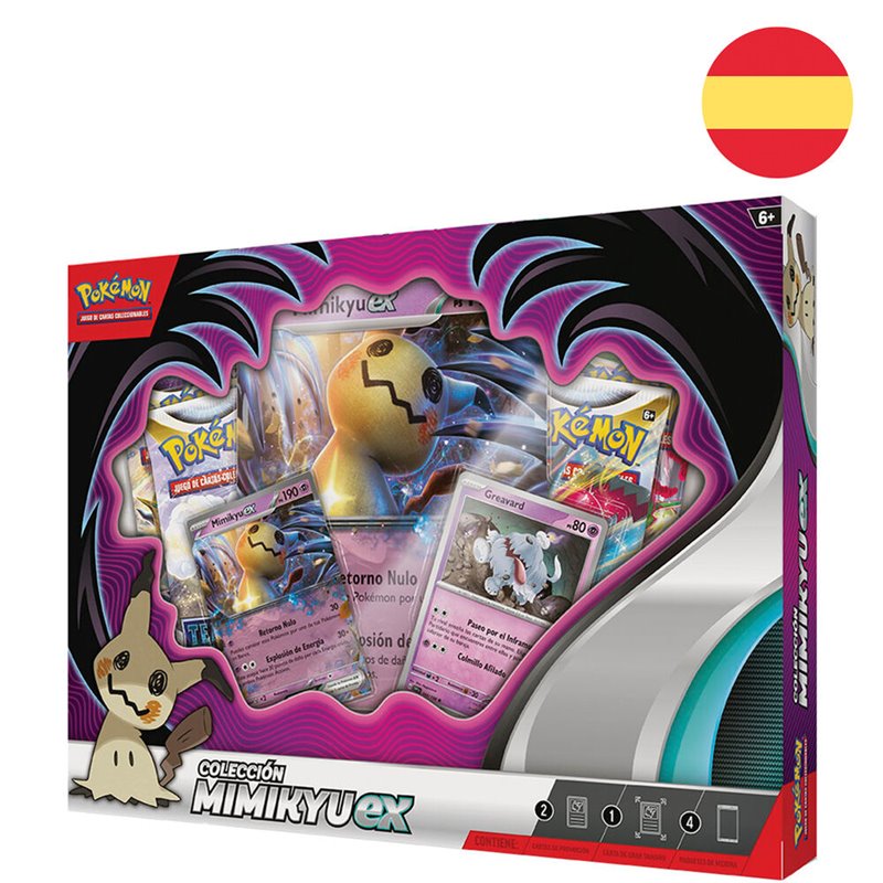 Blister cartas Mimikyu Ex Pokemon español