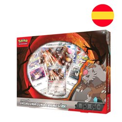 Blister cartas Ursaluna Luna Carmesi Pokemon español