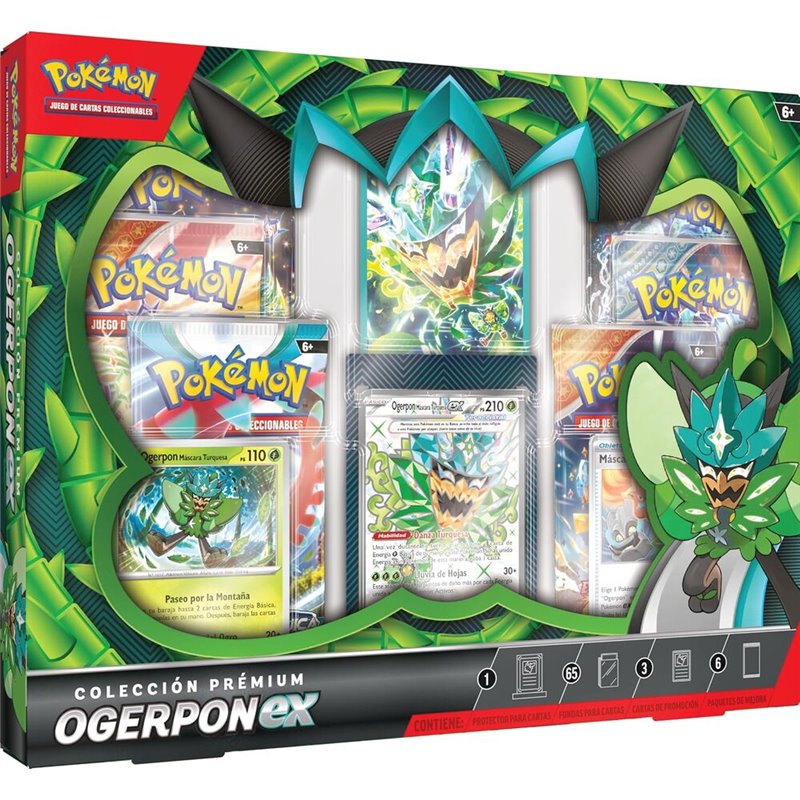 Estuche cartas Ogerpon EX Pokemon español