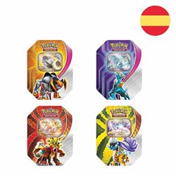 Lata cartas Destinos Paradojicos Pokemon español surtido