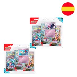 Blister juego cartas 3 sobres refuerzo Corona Astral Pokemon surtido español