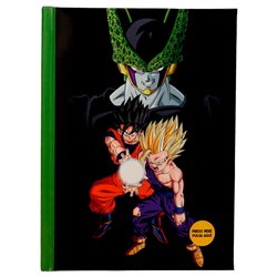 Cuaderno A5 Cell Final Battle Dragon Ball Z con luz