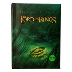 Cuaderno A5 One Ring To Rule Them All El Señor de los Anillos con luz