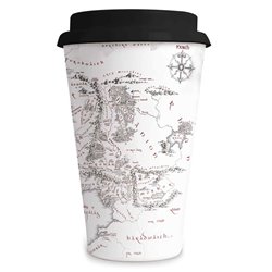 Taza viaje Mapa Tierra Media El Señor de los Anillos