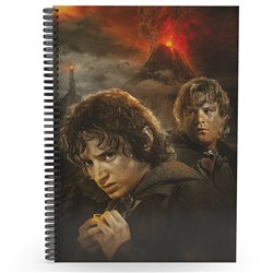 Cuaderno 3D Frodo and Sam El Señor de los Anillos