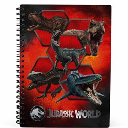 Cuaderno 3D Carnivorous Jurassic World