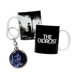 Taza + Llavero metalico El Exorcista