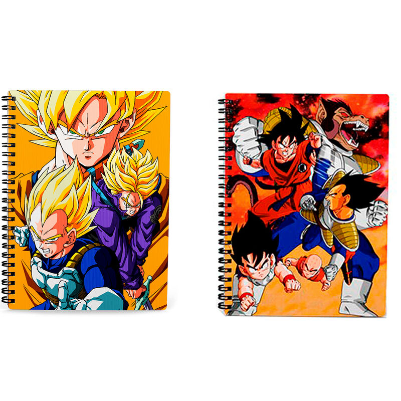 Cuaderno 3D Dragon Ball Z surtido