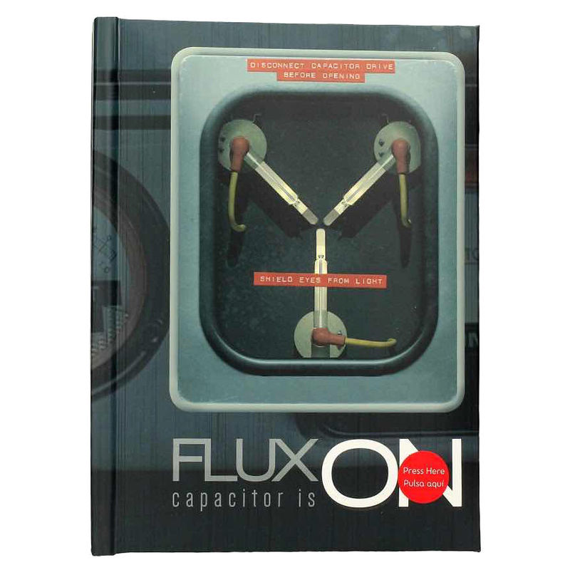 Libreta Regreso al Futuro con luces