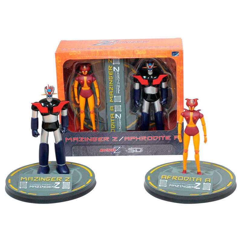 Blister 2 figuras Mazinger Z and Afrodita Mazinger 2 15-18cm