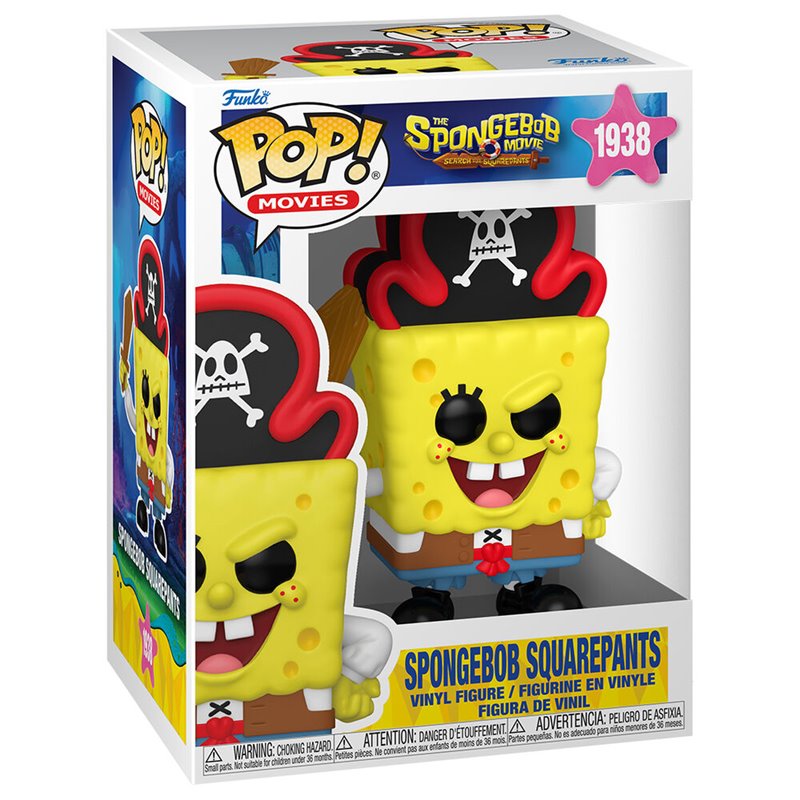 Figura POP Bob Esponja Una Nueva Aventura Pirata SpongeBob Squarepants