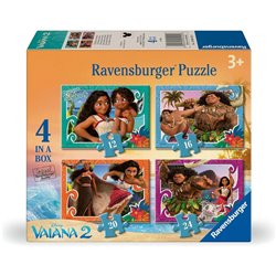 Puzzle Vaiana 2 Disney 12-16-20-24pzs