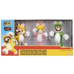 Blister 3 figuras Super Mario Bros 10cm