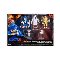 Blister 5 figuras wave 3 Sonic 3 6cm