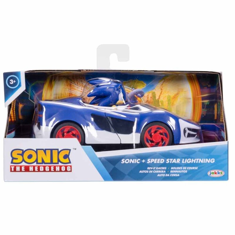 Vehiculo + figura Sonic - Sonic the Hedhehog