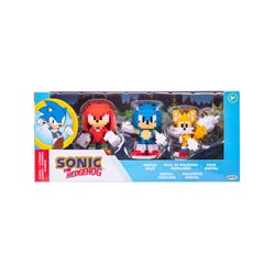 Blister 3 figuras Sonic The Hedgehog 6cm