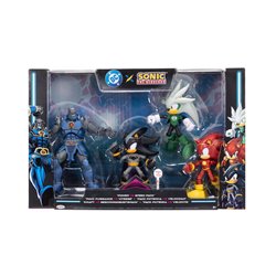 Blister 4 figuras Sonic The Hedgehog DC Comics 12cm