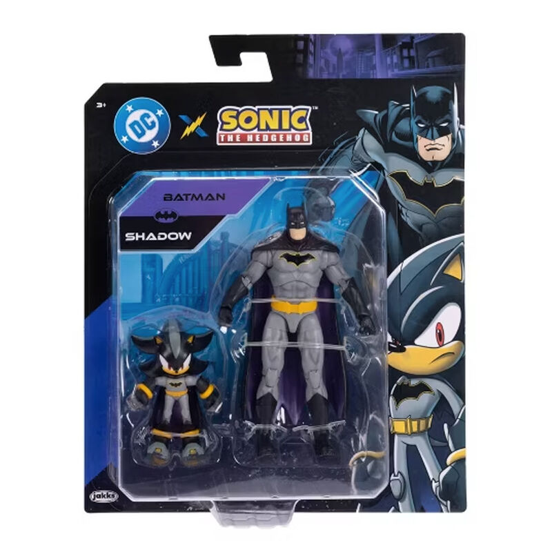 Blister 2 figuras Batman & Shadow Sonic The Hedgehog