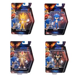 Figura wave 4 Sonic 3 13cm surtido