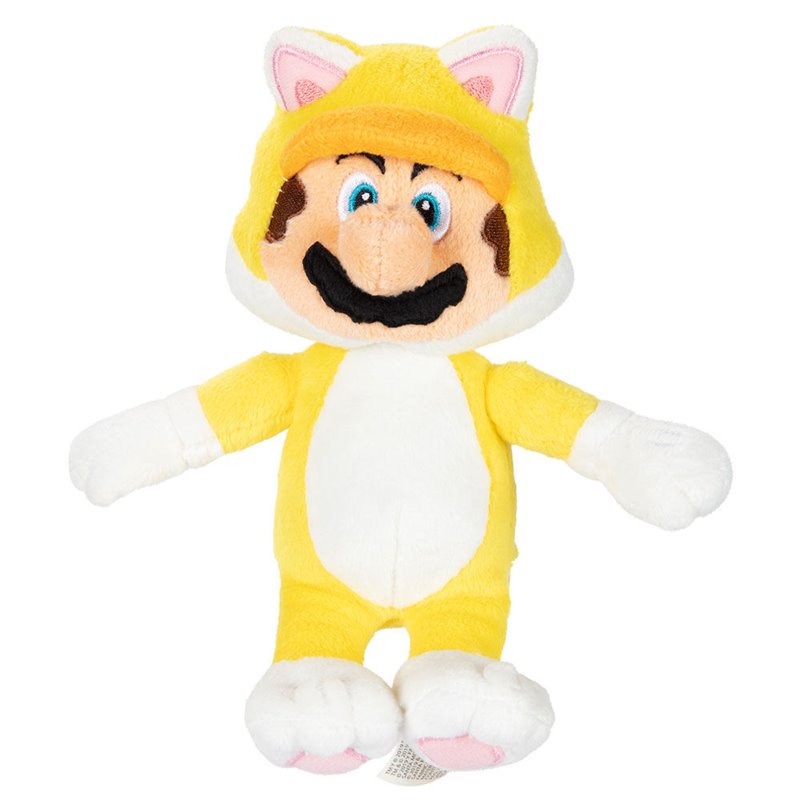 Peluche Mario Felino Super Mario Nintendo 18cm