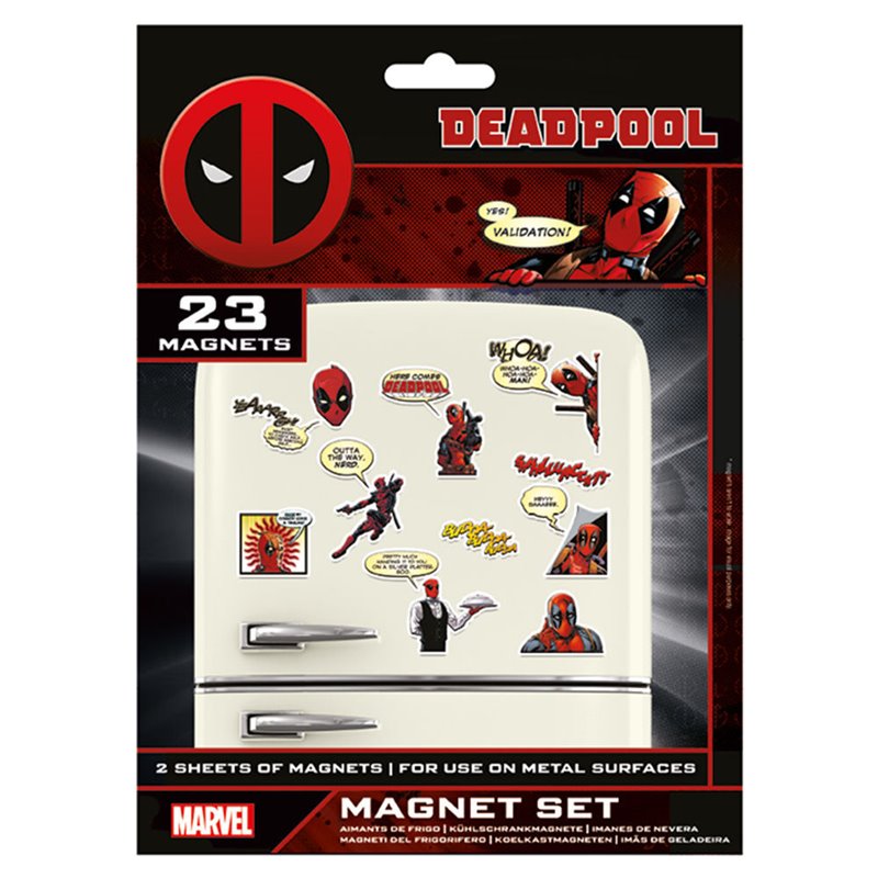 Set Imanes Deadpool Marvel