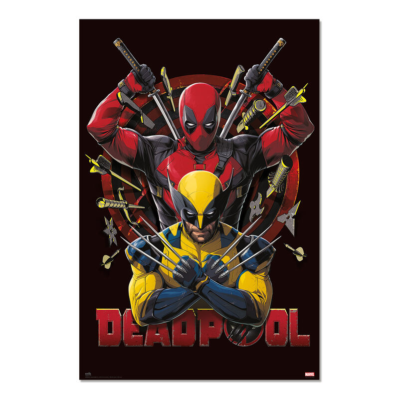 Poster Deadpool &38 Lobezno Marvel