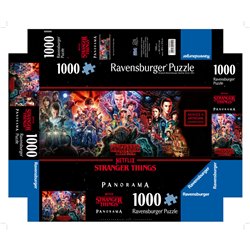 Puzzle panorama Stranger Things 1000pzs