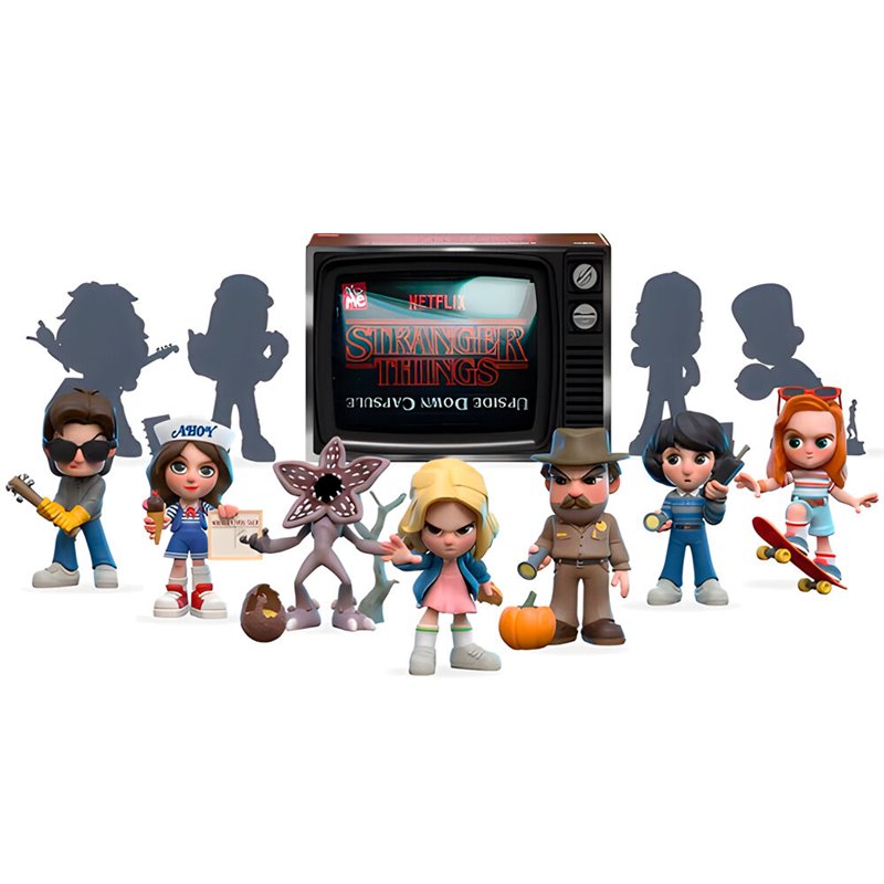 Capsula TV figura sorpresa + accesorios Stranger Things surtido