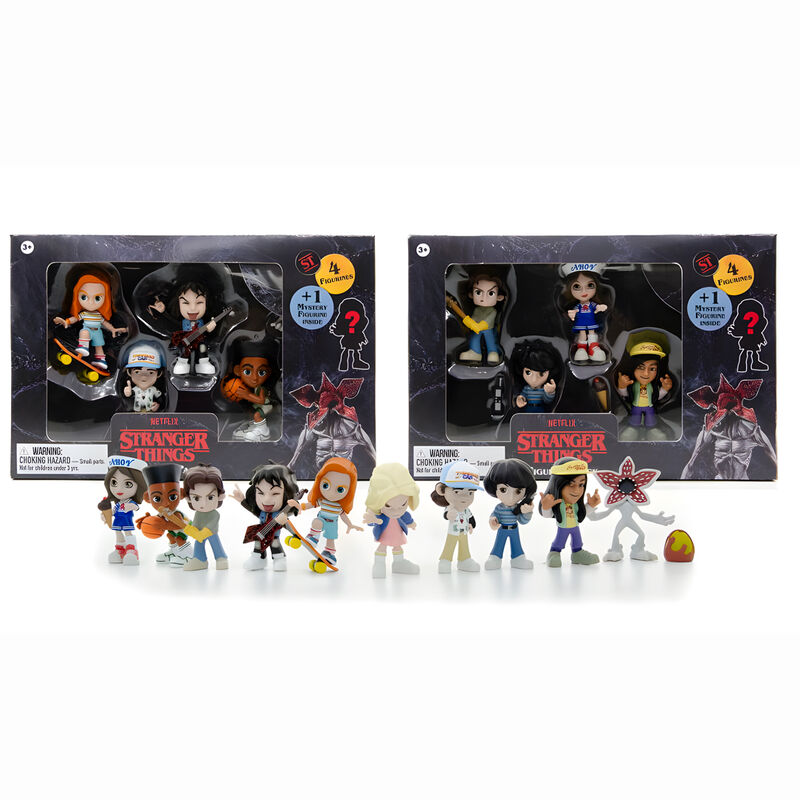 Blister 4 figuras Stranger Things surtido