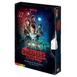 Cuaderno A5 premium VHS Stranger Things