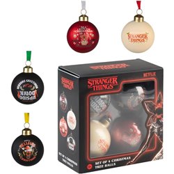 Set 4 Adornos Navidad Stranger Things