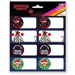 Etiquetas adhesivas Stranger Things