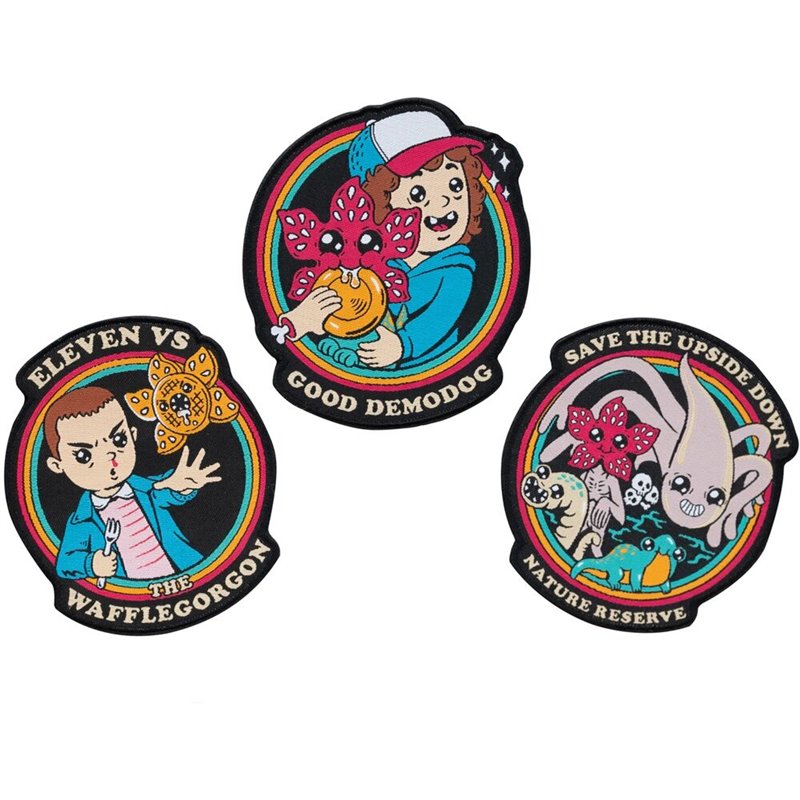 Set 3 parches Stranger Things