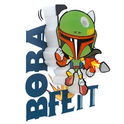 Lampara 3D Light FX mini Boba Fett Star Wars