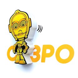 Lampara 3D Light FX mini C-3PO Star Wars