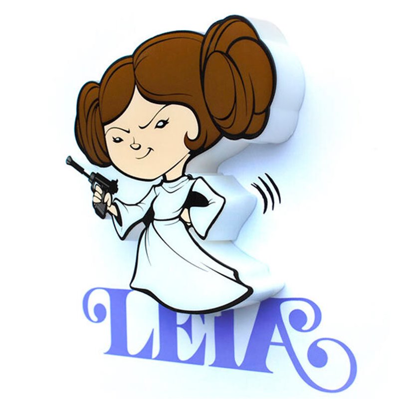 Lampara 3D Light FX mini Leia Star Wars
