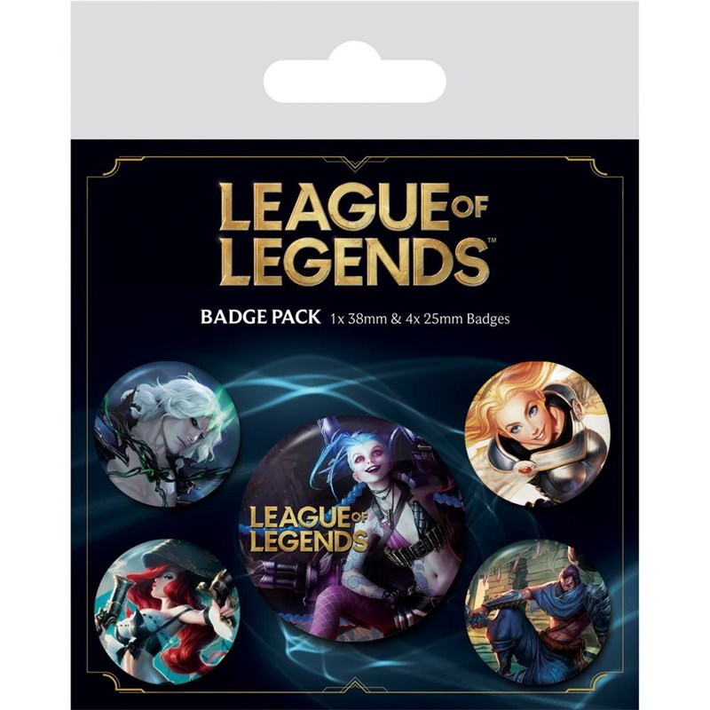 Set 5 chapas League of Legends