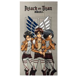 Toalla Attack on Titan microfibra
