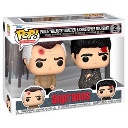 Blister 2 figuras POP Los Sopranos Paulie Walnuts Gualtieri & Christopher Moltisanti
