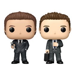 Blister 2 figuras POP Suits Harvey Specter & Michael Ross