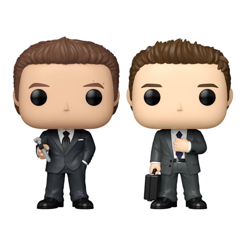 Blister 2 figuras POP Suits Harvey Specter & Michael Ross